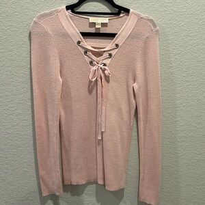 Michael Kors pink sweater size medium